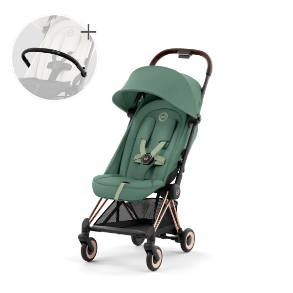 Coya Rose Gold Leaf Green + Bara de protectie cadou